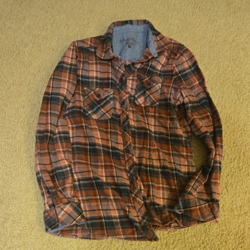 Plaid Button Down Shirt for Women